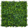 Image of Artificial spring sensation green wall panel on a white background