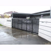 Image of go wall facade installed on an access gate
