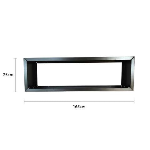 Black Metal Planter Box For 150cm Artificial Hedge