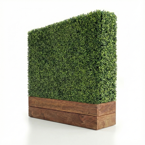 Artificial Mixed Boxwood Freestanding Hedge 1m x 1m x 30cm