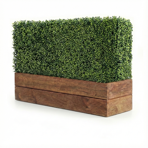 Artificial Mixed Boxwood Freestanding Hedge 50cm x 1m x 30cm