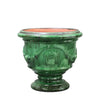 Image of Traditional Green Coupe Planter  Small On White Background