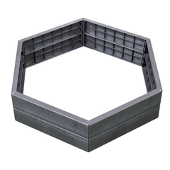 Hex Ergo Raised Garden Bed Single Main View
