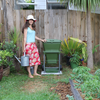 Image of Hungry Bin Worm Composter In The Garden