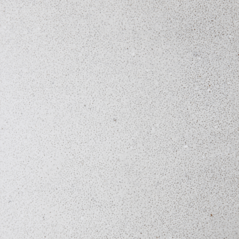 Ivory Lite Terrazzo Palm Planter Close Up View White