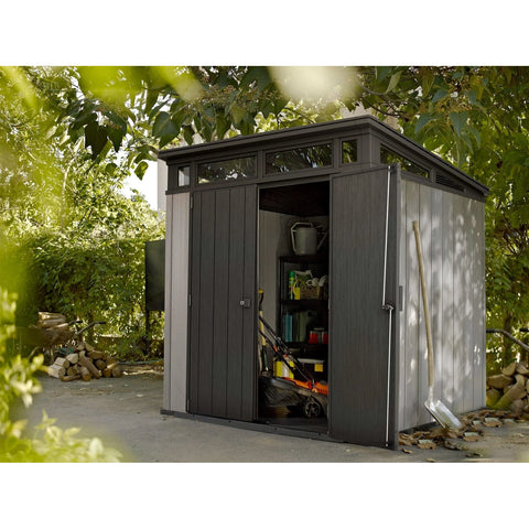Keter Artisan 7 x 7 Garden Shed (2.1 x 2.2m) In The Garden