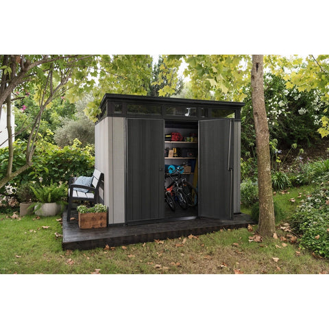Keter Artisan 9 x 7 Garden Shed In The Garden