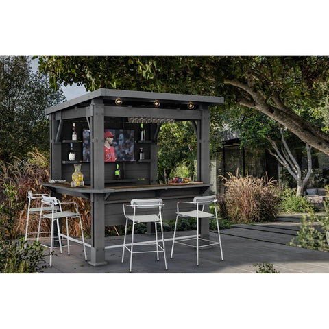 Keter Bar Gazebo - Grey Actual View
