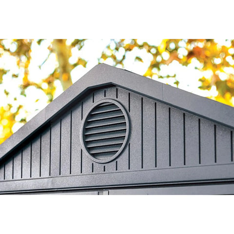 Keter Darwin 4x6 Garden Shed - Grey Vent