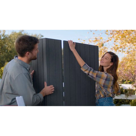 Keter Darwin 6x4 Garden Shed (1.9 x 1.2m) Grey Panels