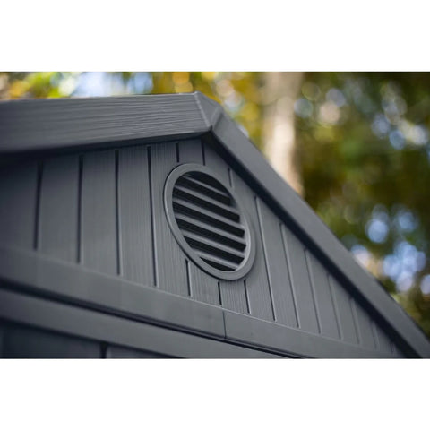 Keter Darwin 6x4 Garden Shed (1.9 x 1.2m) Grey Vent