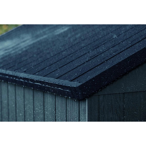 Keter Darwin 6x6 Garden Shed (1.9 x 1.8m) Grey All-Weather Resistant