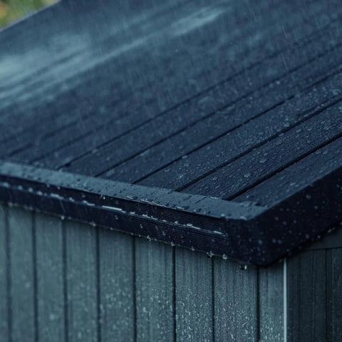 Keter Darwin 6x8 Garden Shed - Grey All-Weather Resistant
