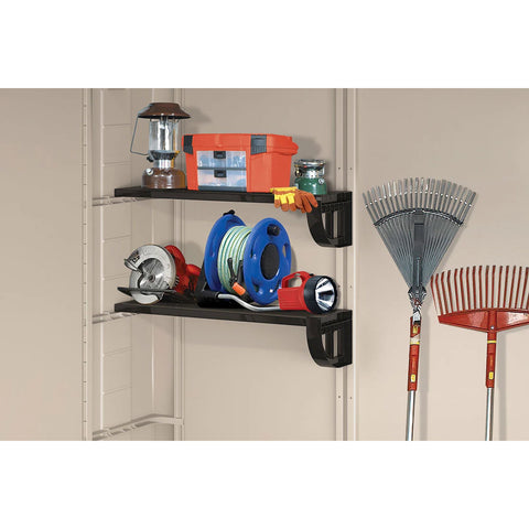 Keter Factor 6 x 3 Garden Shed With Tools On The Shelves