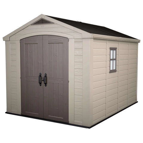 Keter Factor 8 x 11 Garden Shed Full View