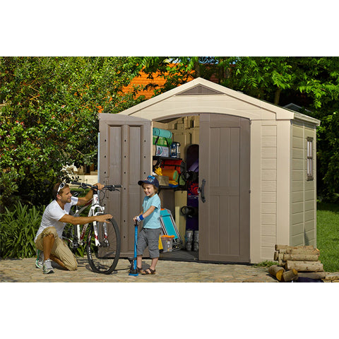 Keter Factor 8 x 6 Garden Shed Actual View