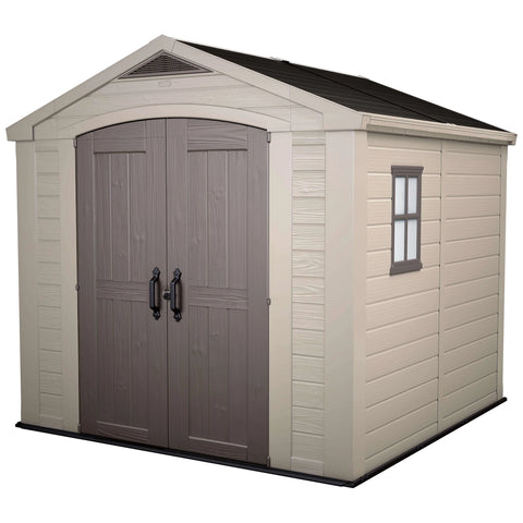 Keter Factor 8 x 8 Garden Shed Full View