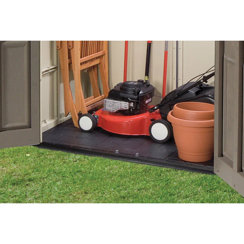 Keter Factor 8 x 8 Garden Shed with Tools In The Garden