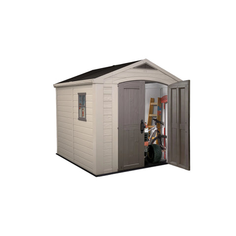 Keter Factor 8 x 8 Garden Shed With Tools