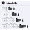 Image of Keter Hideaway Bin Storage Shed Extendable