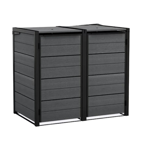 Keter Hideaway Bin Storage Shed 2 Bin
