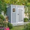 Image of Keter Manor Pent 6x4 Garden Shed In The Garden