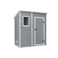 Keter Manor Pent 6x4 Garden Shed - Grey