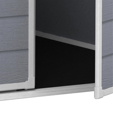 Keter Manor Pent 6x6 Garden Shed - Grey Floor View