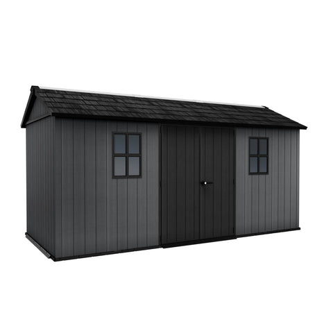 Keter Newton Plus Shed 7.5x15 (2.3 x 4.7m) Full View
