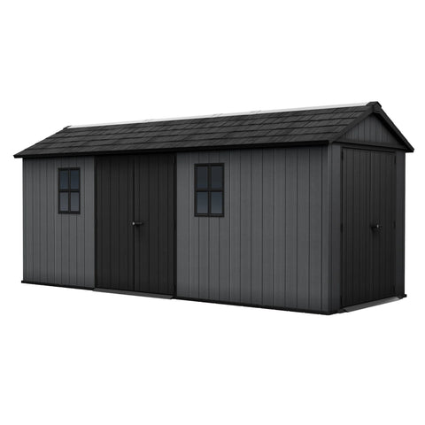Keter Newton Plus Shed 7.5x17 (2.3 x 5.4m) Double Door