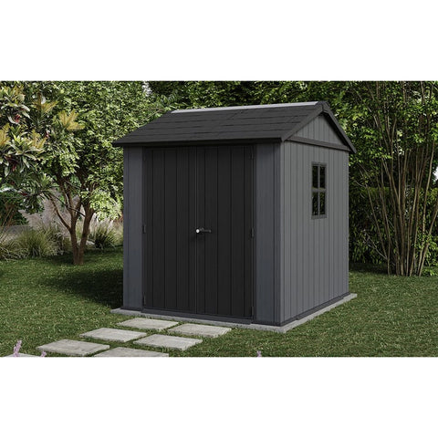 Keter Newton Plus Shed 7.5x7 (2.1m) In The Garden