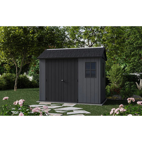 Keter Newton Plus Shed 7.5x9 (2.7m) In The Garden