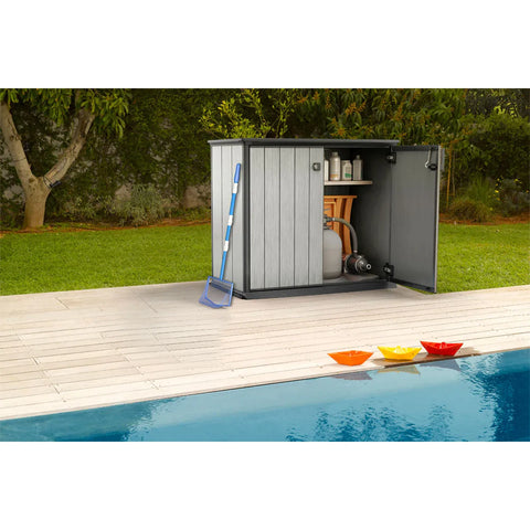 Keter Patio Store Shed 1000L By The Pool