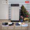 Image of keter rockford outdoor waste bin features