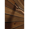 Image of Keter Signature Pent 7x7 Shed - Walnut Look (2.2 x 2.2m) Panel Up Close
