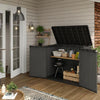 Image of Keter Store It Out Darwin 1150L Grey Full View By The Door
