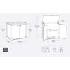 Image of Keter Store It Out Max Shed 1200L Dimensions