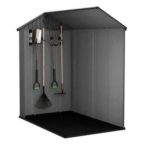 Keter Wall Mount Tool Organizer Hanging in Shed