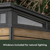 Image of Keter Signature Pent 11x7 Shed (3.4 x 2.2m) Ashwood Window