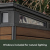 Image of Keter Signature Pent 11x7 Shed (3.4 x 2.2m) Walnut Window