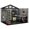 Image of Keter Stronghold Shed 10 x 8 Inside View With Tools