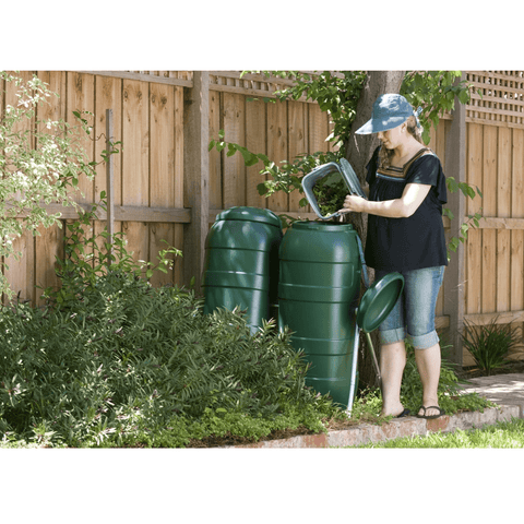 200L Twin Compost Tumbler Actual View in the Garden
