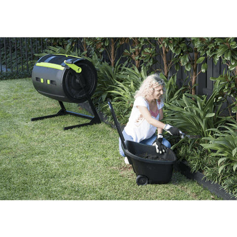 Maze 245L Premium Twin Compost Tumbler In The Garden Image 4