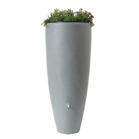 maze 300l rainwater mini tank zinc full view
