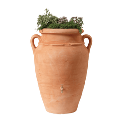 Mini Water Tank Amphora 250L Terracotta Full View