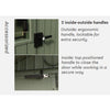 Image of Keter Working / Potting 6x8 Shed - Green Accessorized