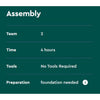 Image of Keter Working / Potting 6x8 Shed - Green Assembly
