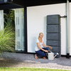 Image of Slim Rainwater Tank In The Garden