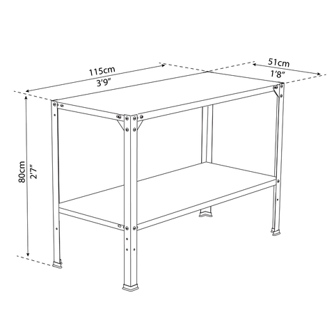 Palram Steel Work Bench Dimensions