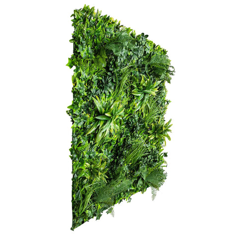 Artificial Pink Tropics Vertical Garden Panel Side Profile